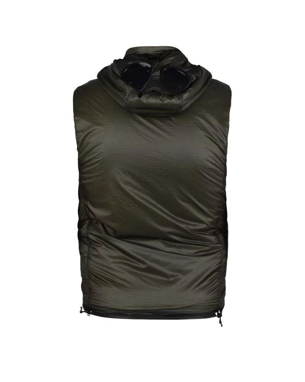 C P Company Black Sleeveless Down Jacket