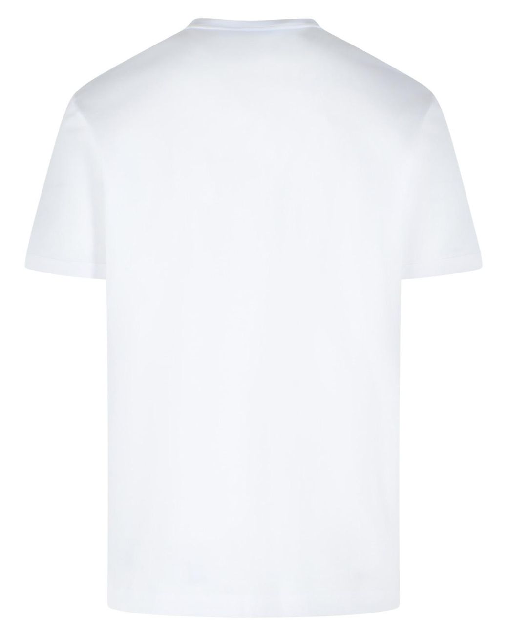 Dolce & Gabbana White Viscose Blend T-Shirt for men