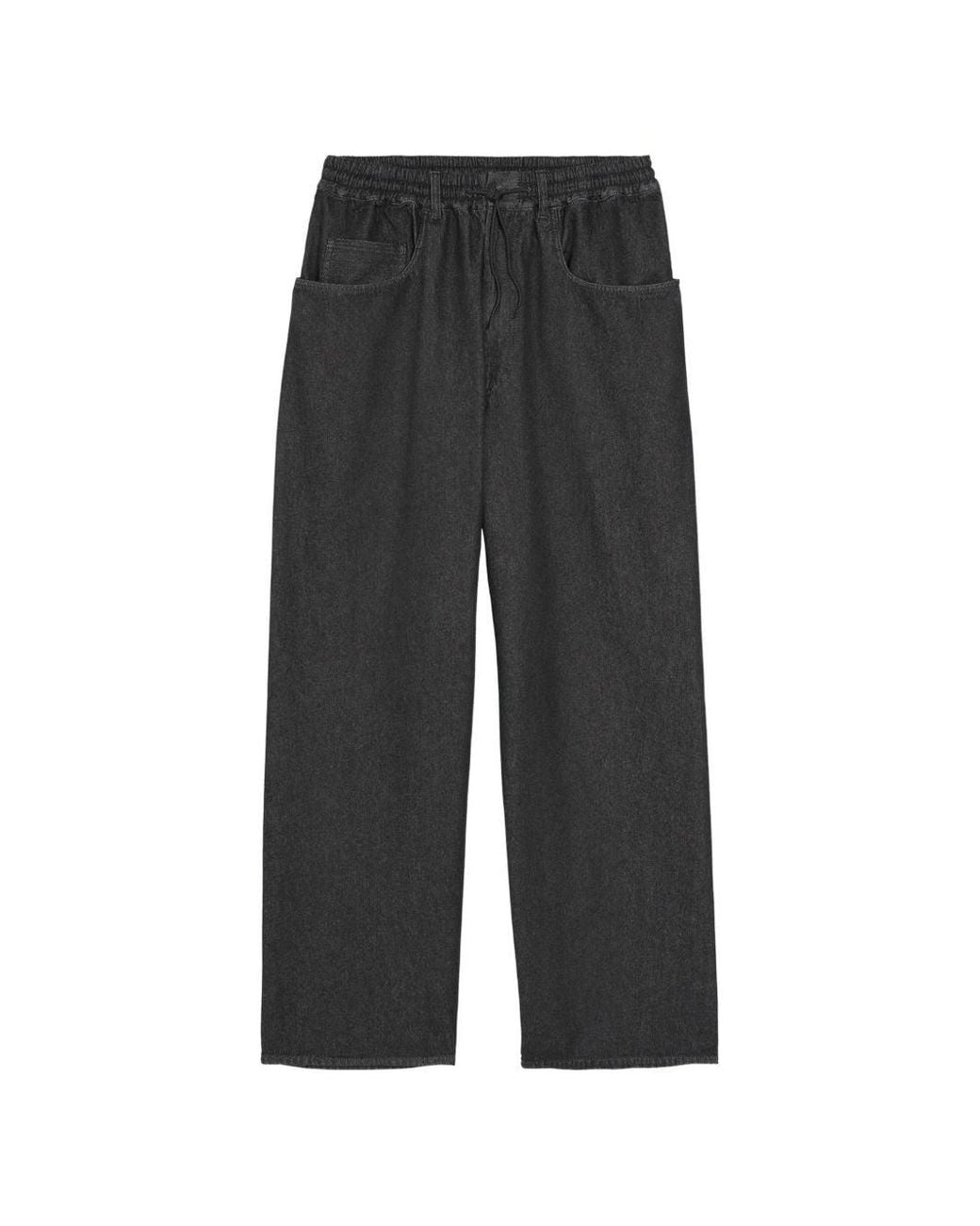 Y-3 Black Denim Cotton Jeans