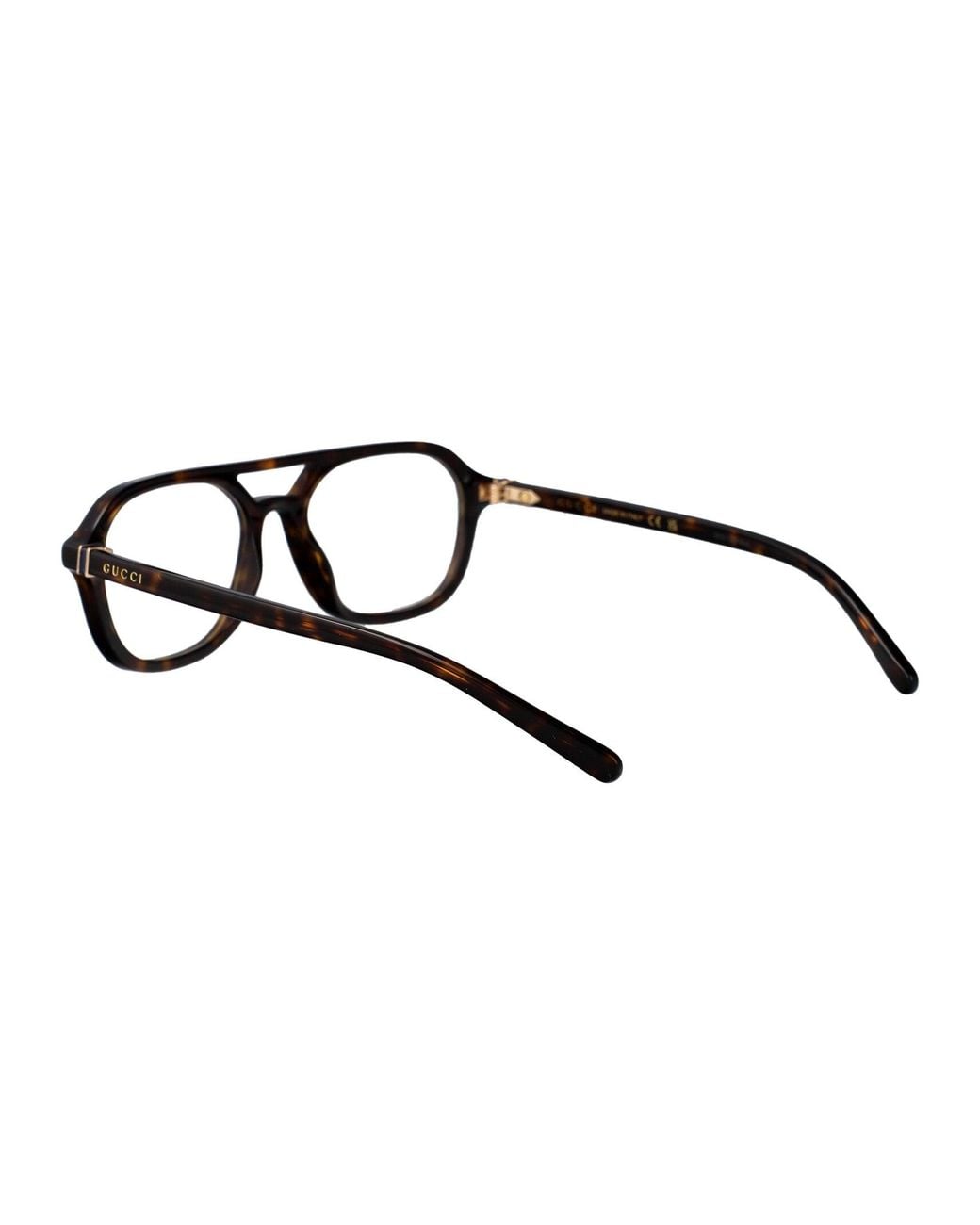 Gucci Brown Aviator Optical Gg1673 O 002 for men