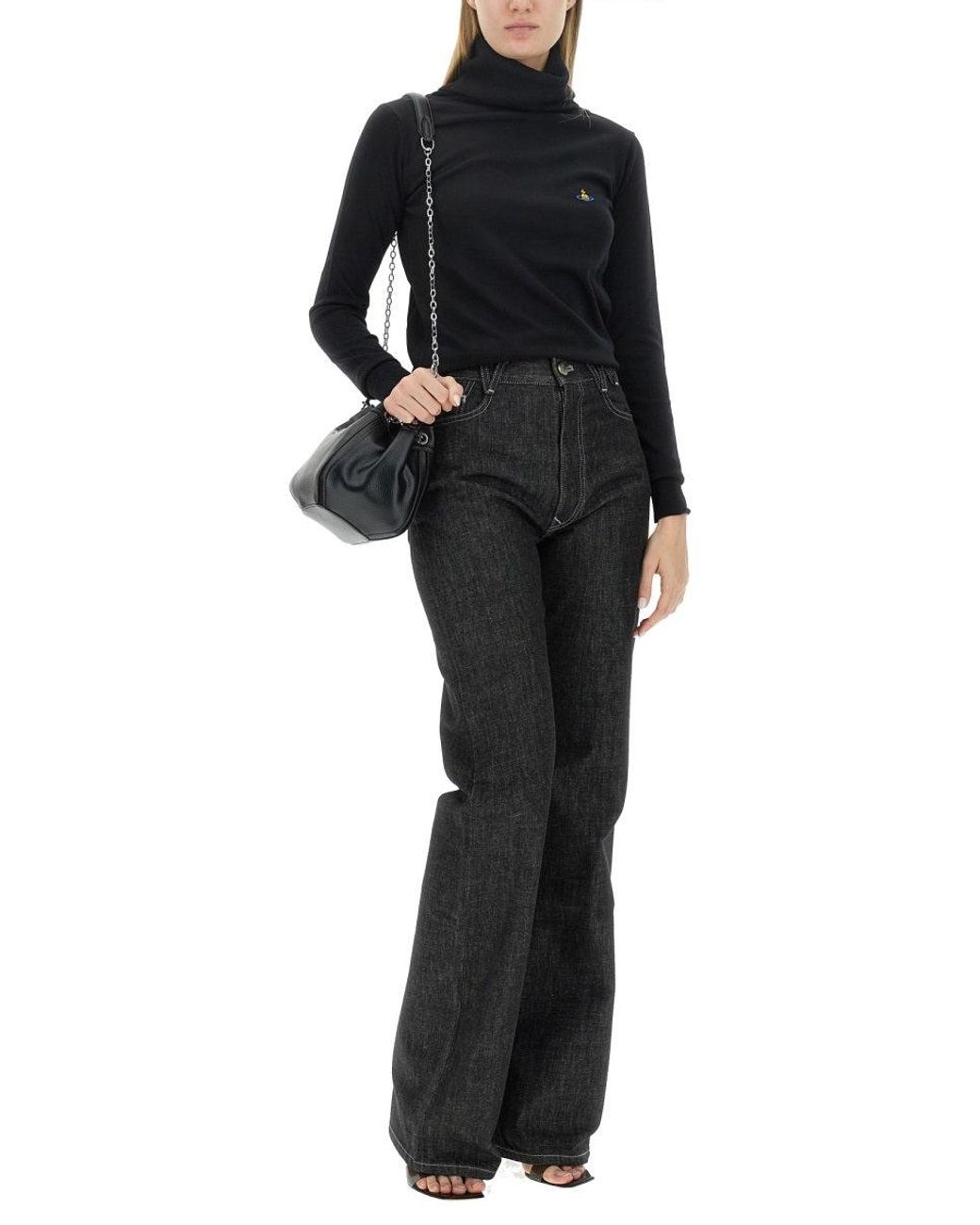 Vivienne Westwood Black Giulia Turtleneck Jersey