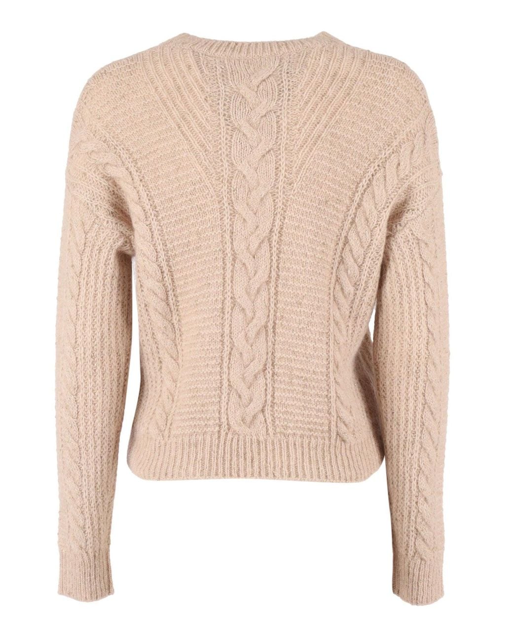 Max Mara Natural Maglia Canottiera Top Crasso