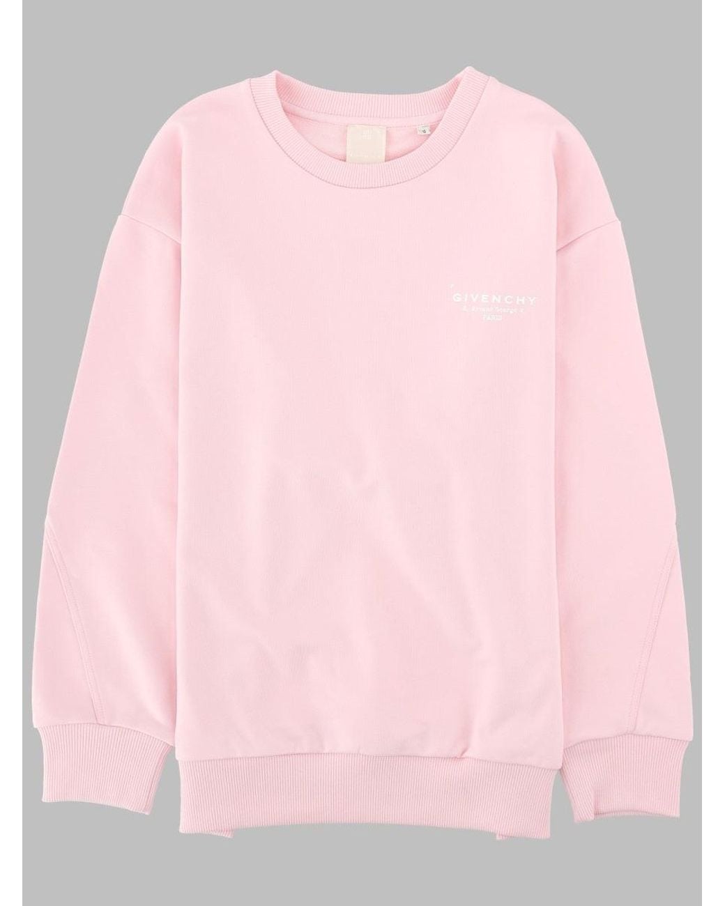 Givenchy Pink Felpa Con Logo