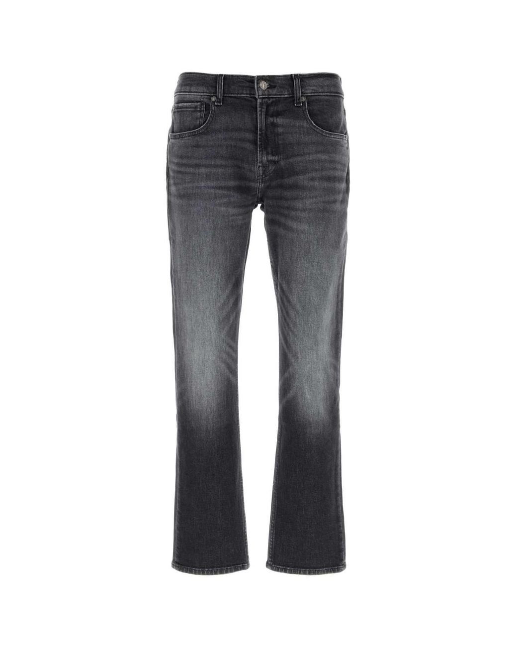 7 For All Mankind Blue Stretch Denim Jeans for men