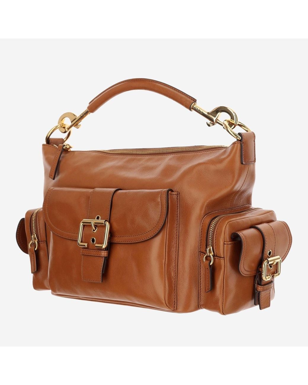 Chloé Brown Leather Camera Bag
