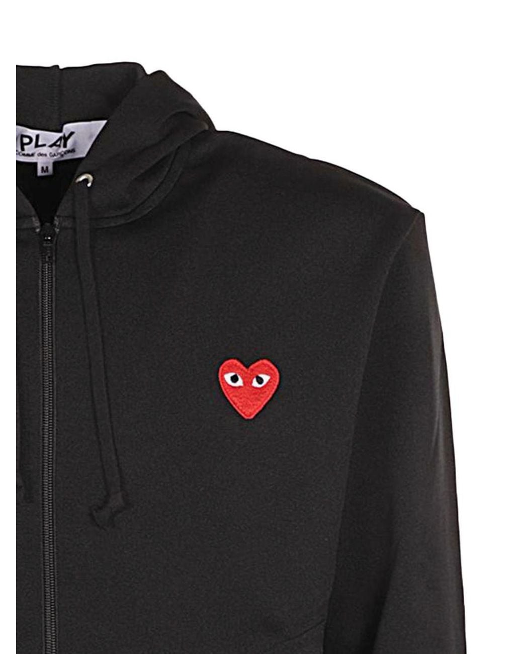 Comme des Garçons Black Heart Cotton Hoodie