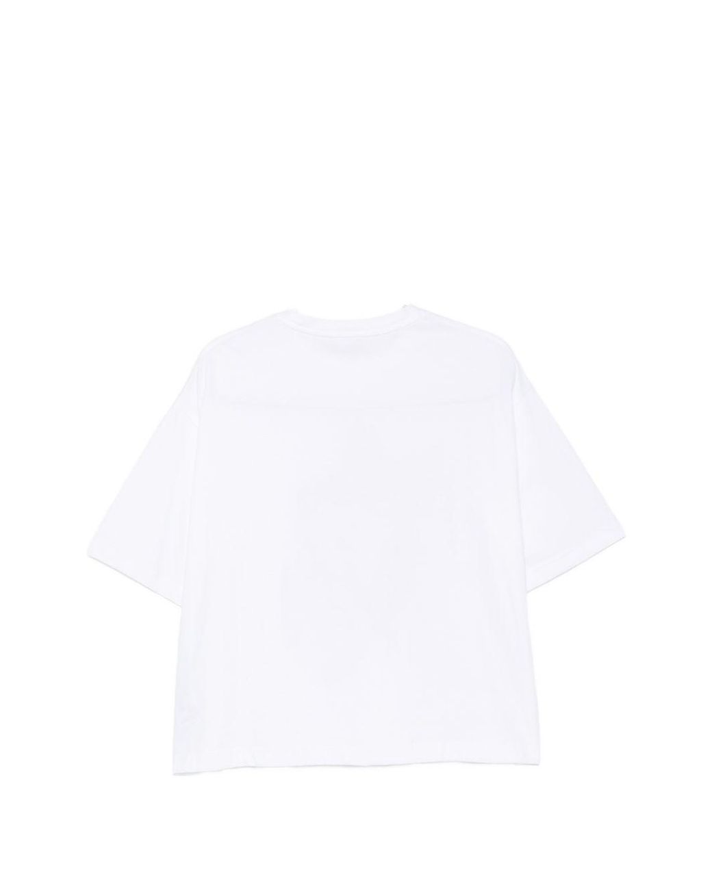 Paul Smith White Printed Cotton T-Shirt