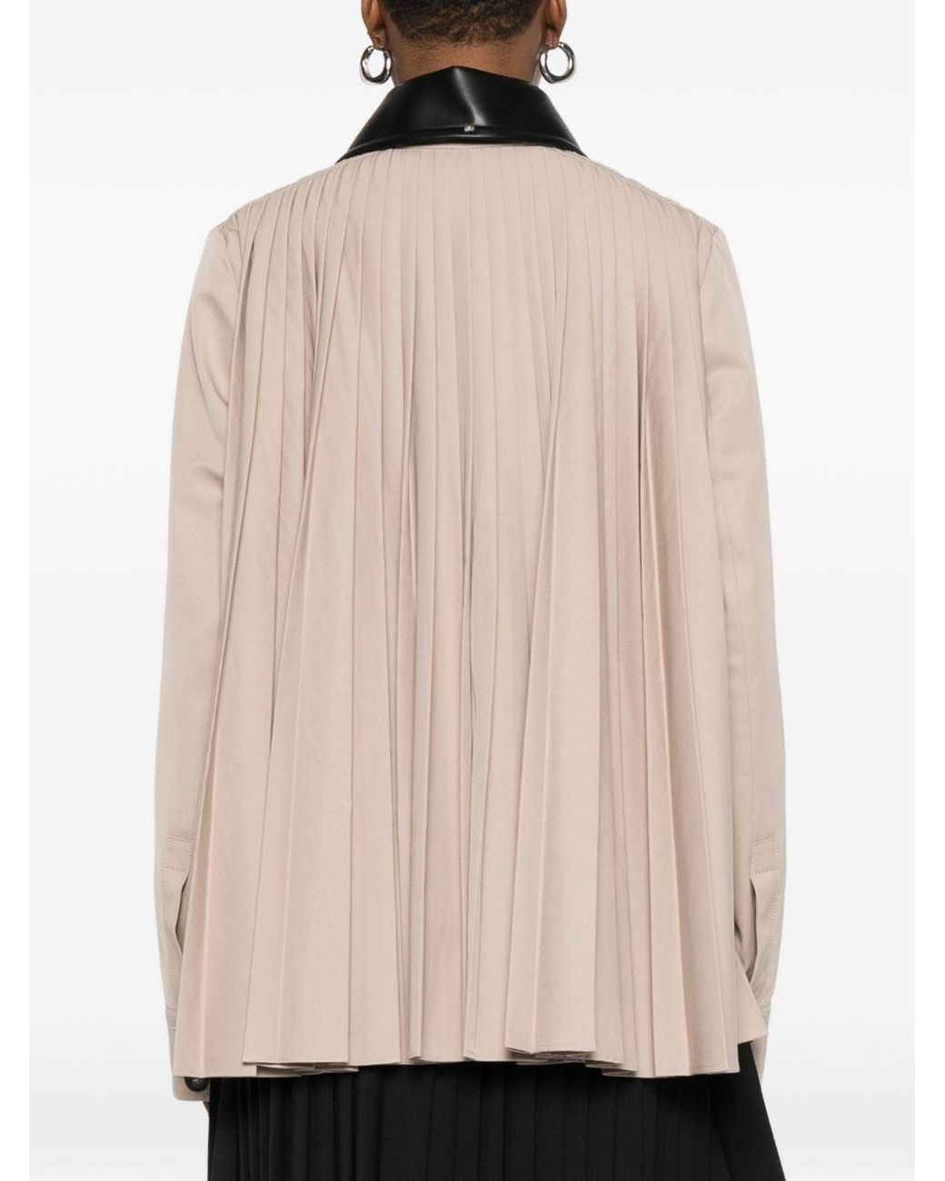 SPORTMAX PRE Natural Cotton Blend Trench Coat