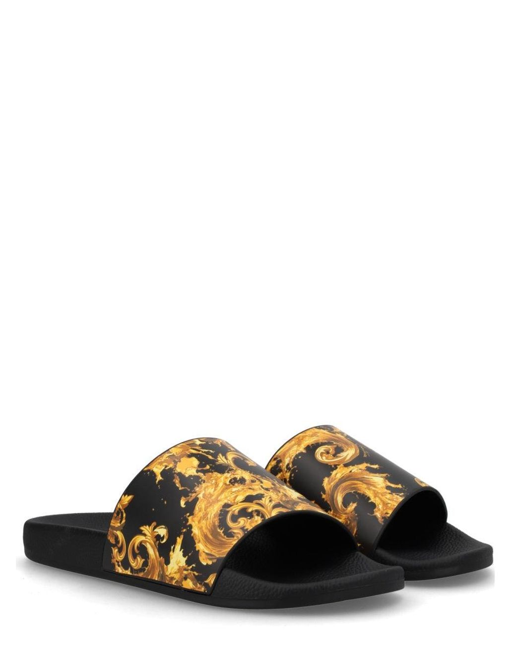 Versace Jeans Couture Multicolor Polyurethane Flats