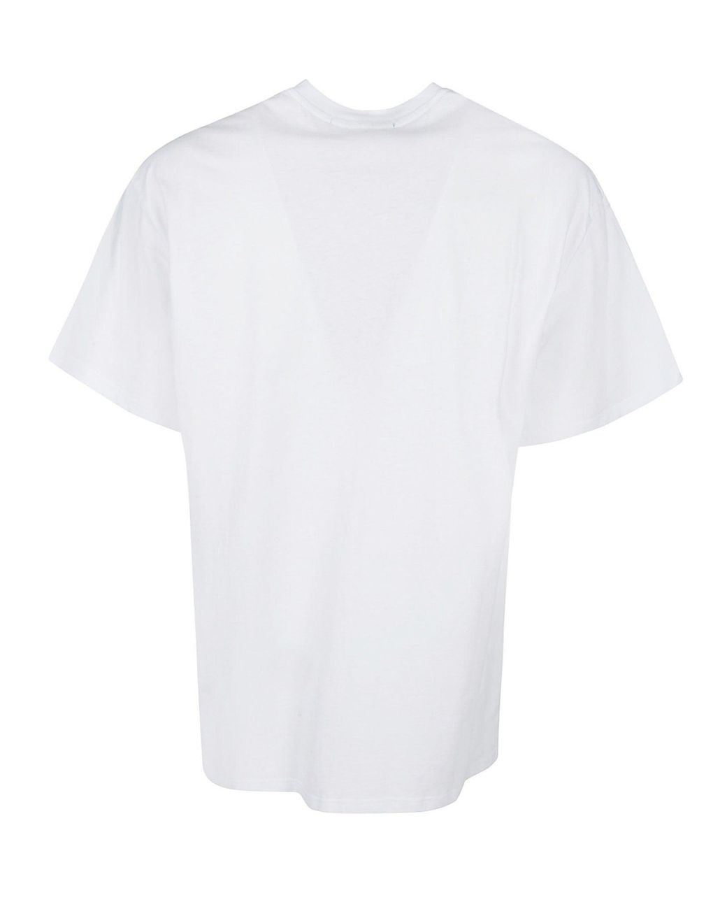 Iuter White Printed Cotton T Shirt for men