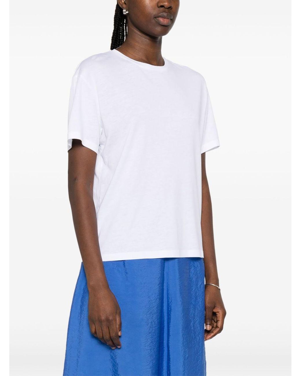 Totême  White Cotton Blend T-Shirt
