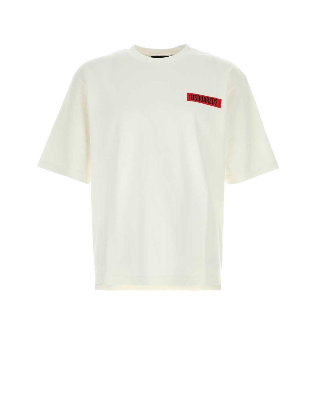 DSquared² White Cotton T Shirt