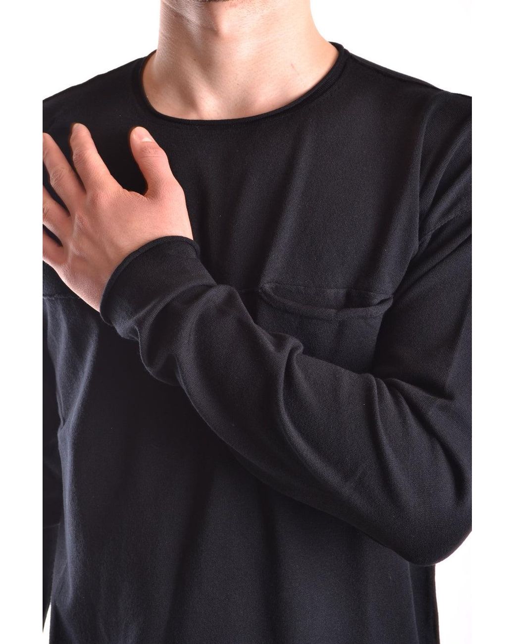 Isabel Benenato Black Sweaters for men
