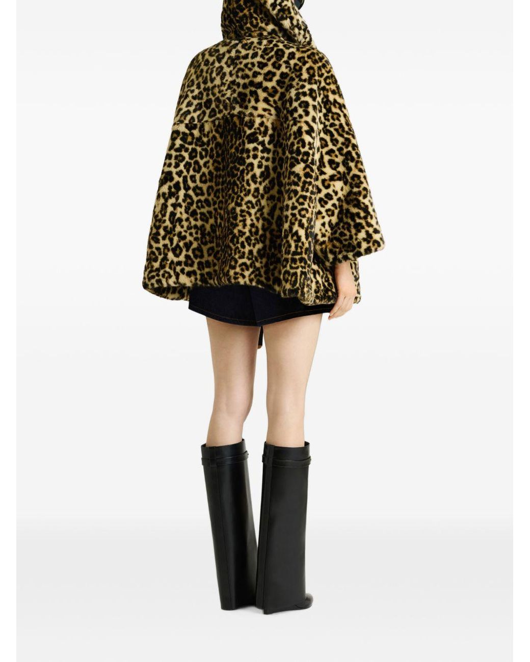 Givenchy Multicolor Faux Fur Short Coat