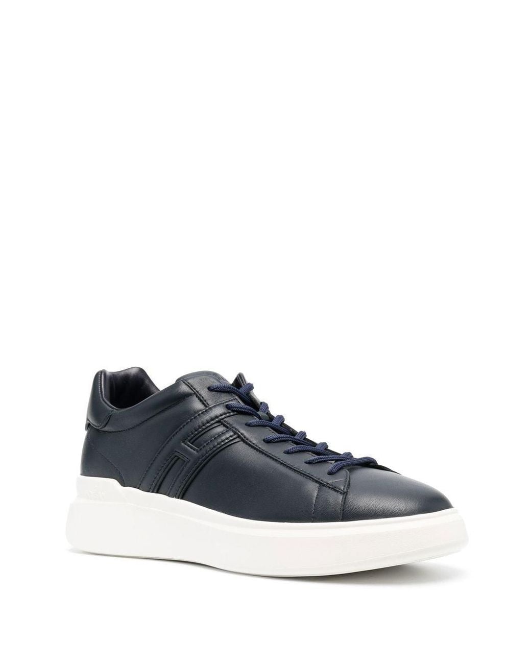Hogan Blue H580 Leather Sneakers