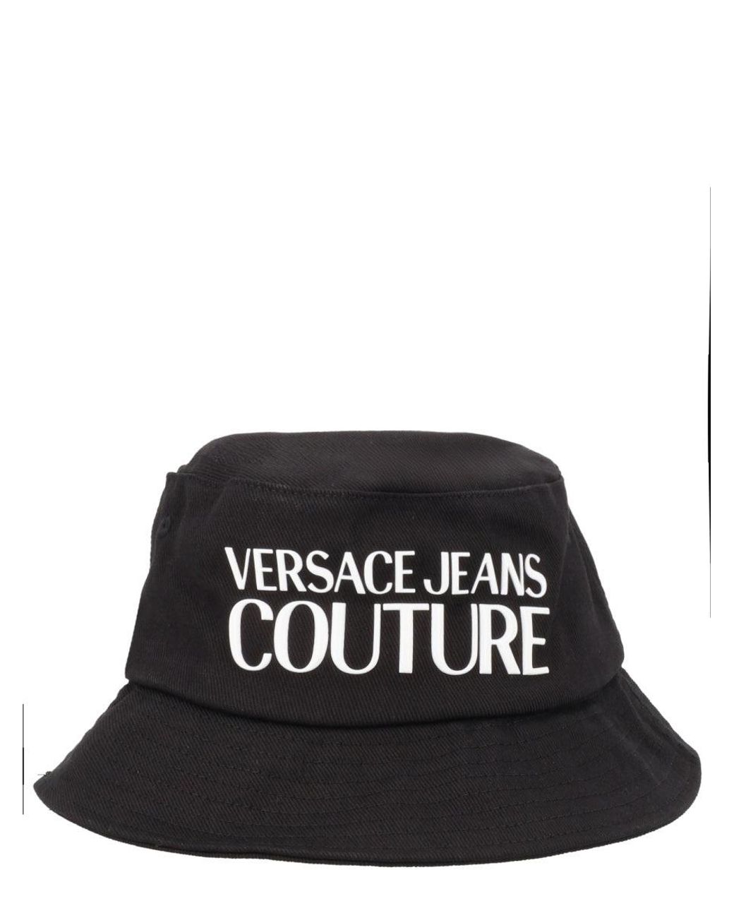 Versace Jeans Couture Black Cotton Hat for men