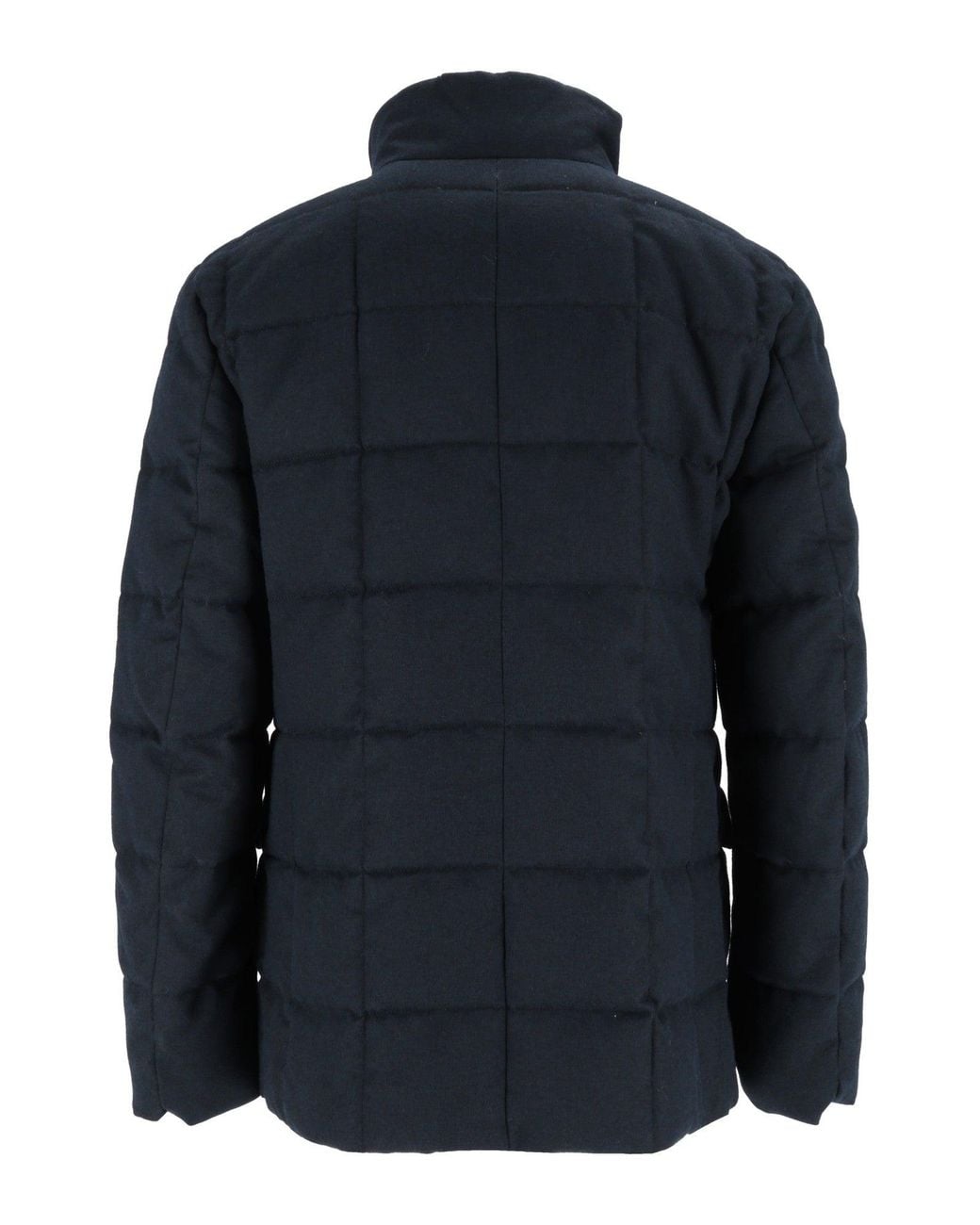 Fay Blue Double-Breasted Quilted Down Jacket