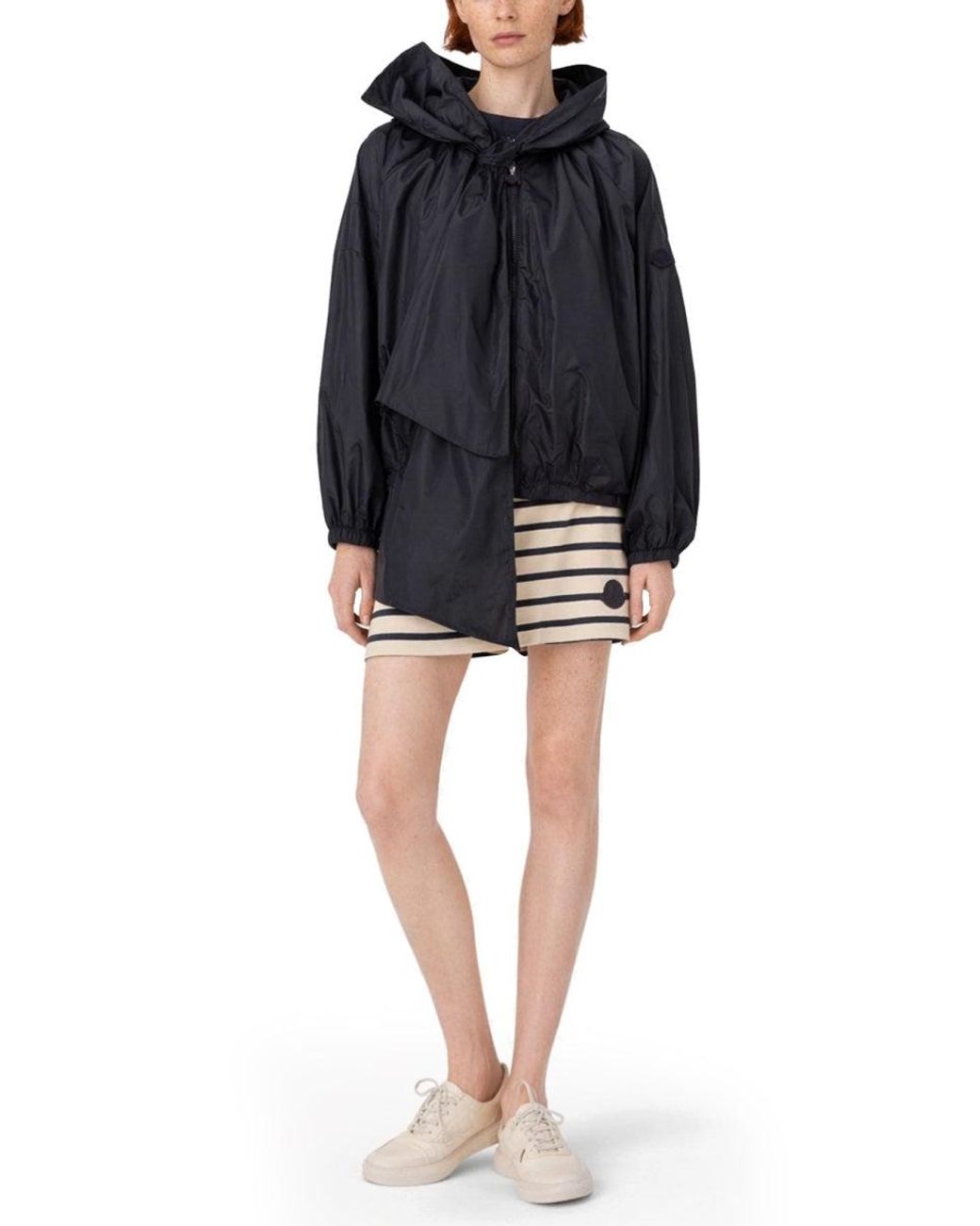 Moncler Blue Stripes Shorts