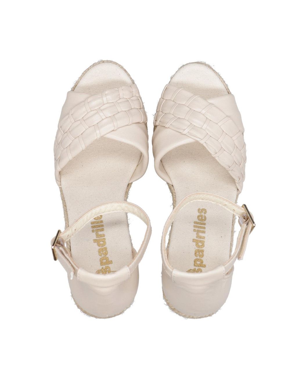 Espadrilles Sandals Ivory in het Natural