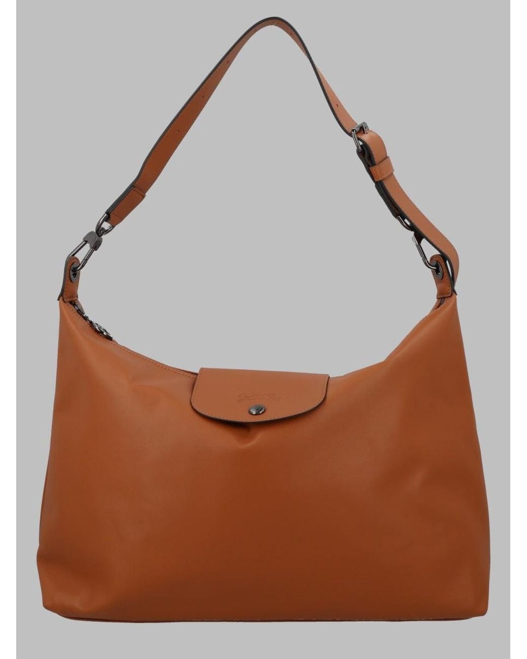 Longchamp Brown Extra Large Hobo Handbag