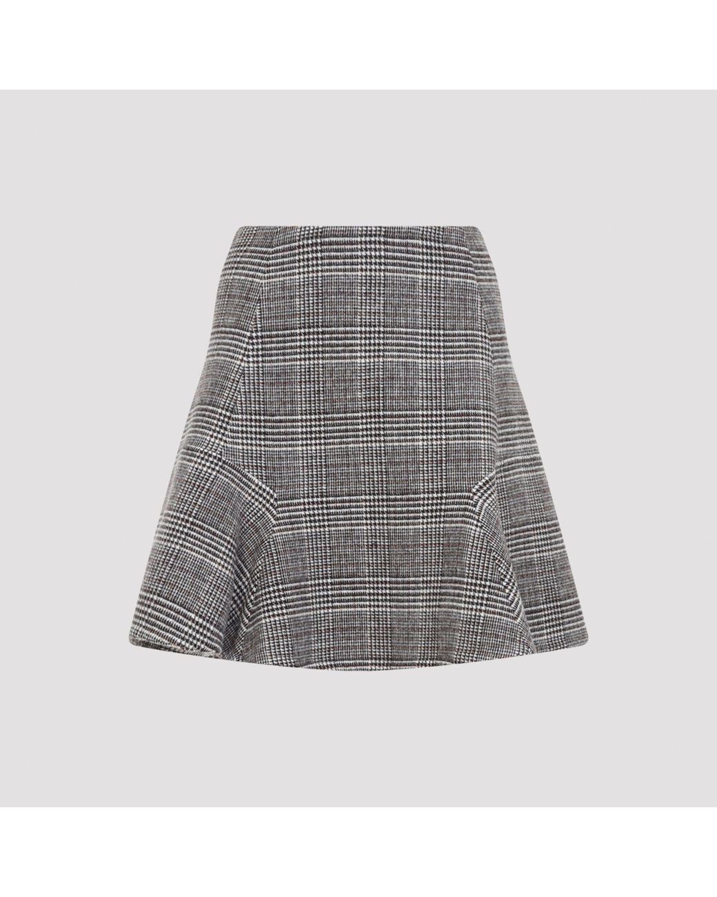 Ermanno Scervino Gray Gaelles Mini Skirt