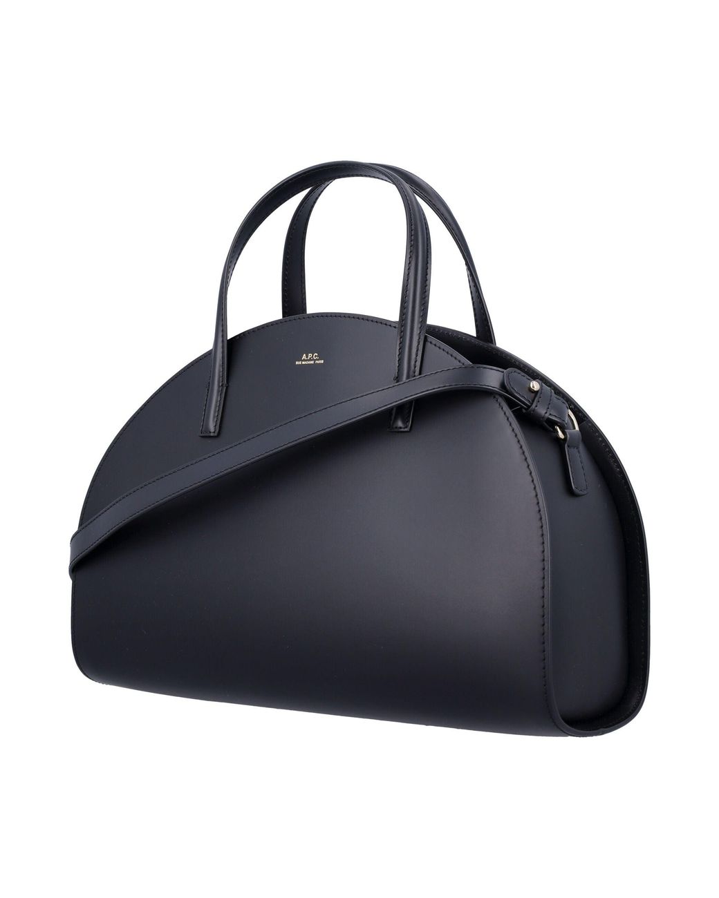 A.P.C. Blue Tote Demi Lune