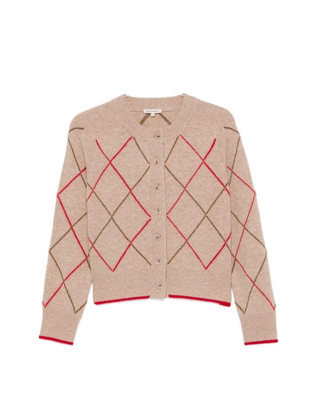 Moismont Pink Auguste Wool Cardigan