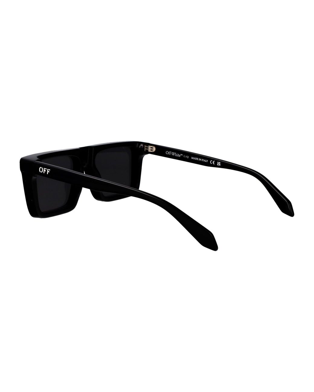 Off-White c/o Virgil Abloh Black Shiny Acetate Sunglasses