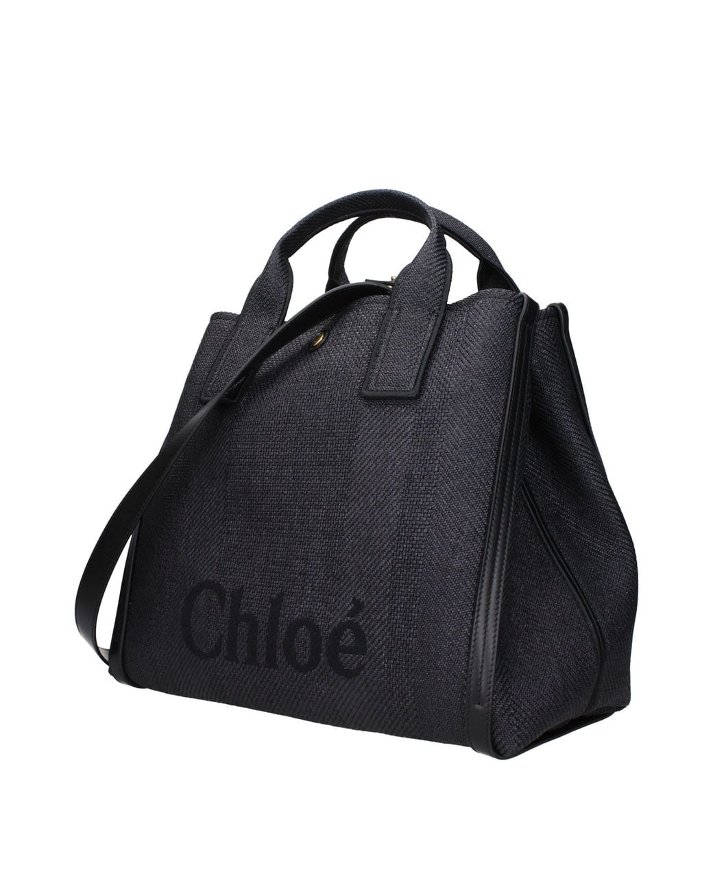Chloé Black Fabric Handbags