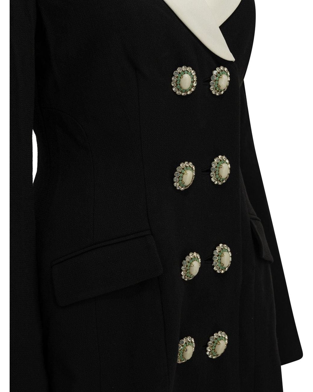 Self-Portrait Black Short Blazer Dress