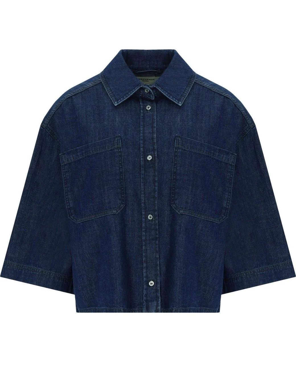 Weekend by Maxmara Blue Zannata Denim Shirt