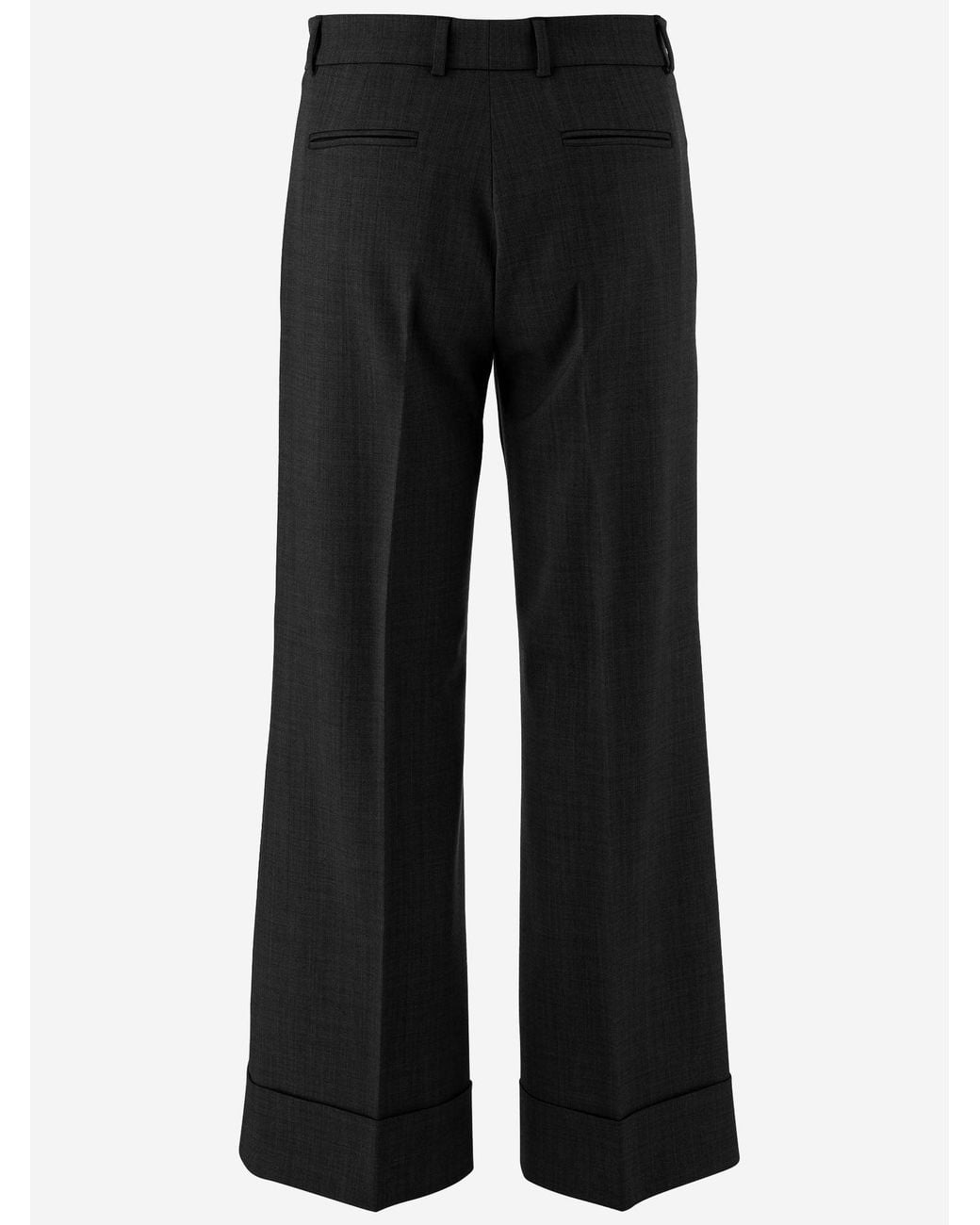 QL2 Donna Black Wool Pants