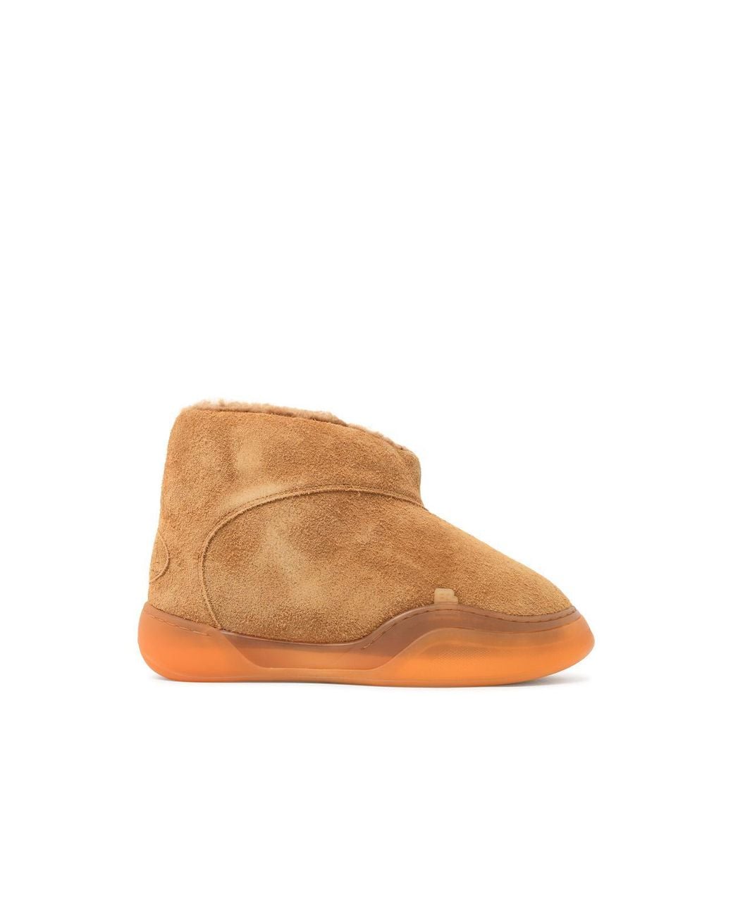 ERL Brown 'Vamp' 'Natural' Suede Ankle Boots for men