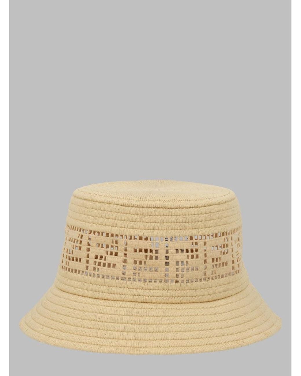 Fendi Natural Cappello Bucket