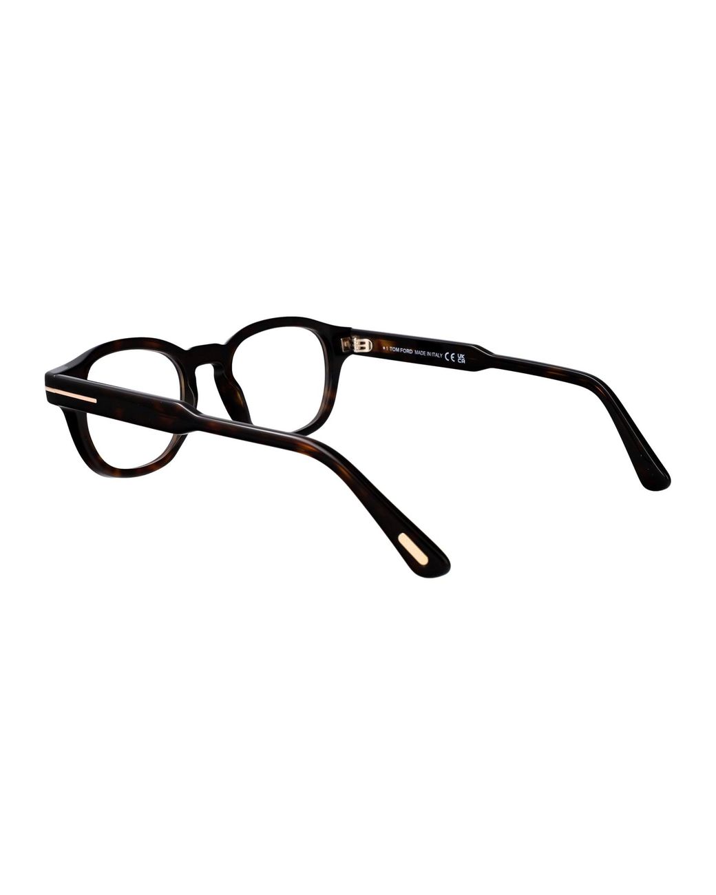 Tom Ford Black Round Optical Ft6181 B 52