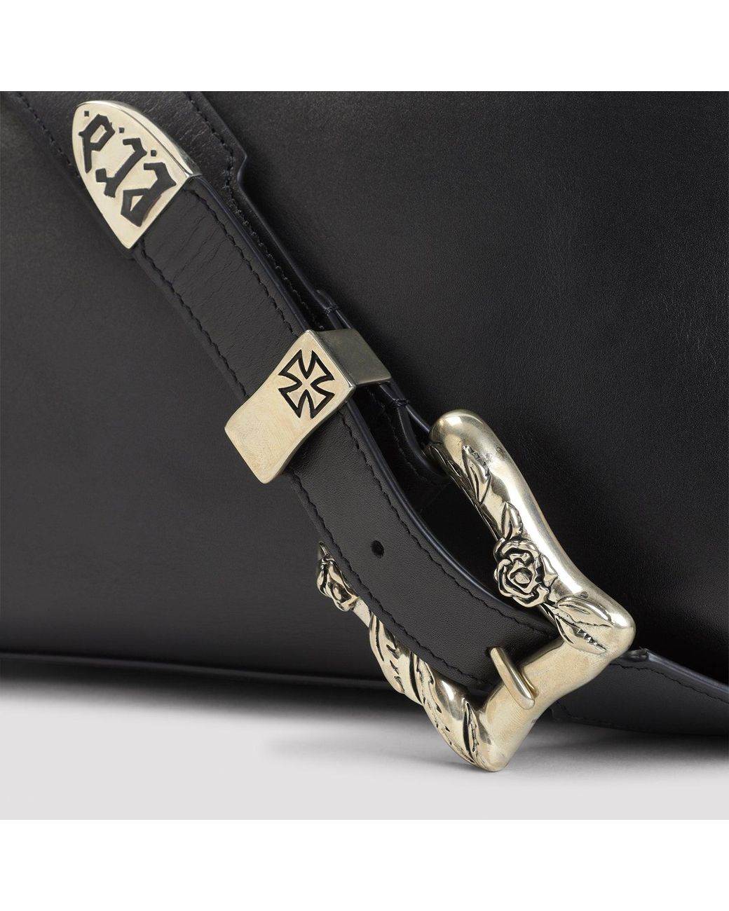 Enfants Riches Deprimes Black Belt Strap Shoulder Bag