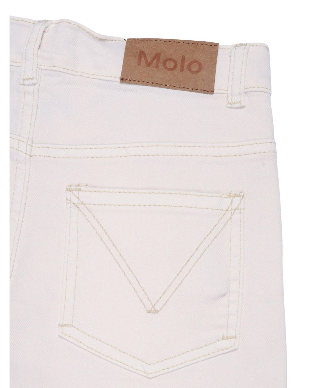 Molo White Asta Woven Pants