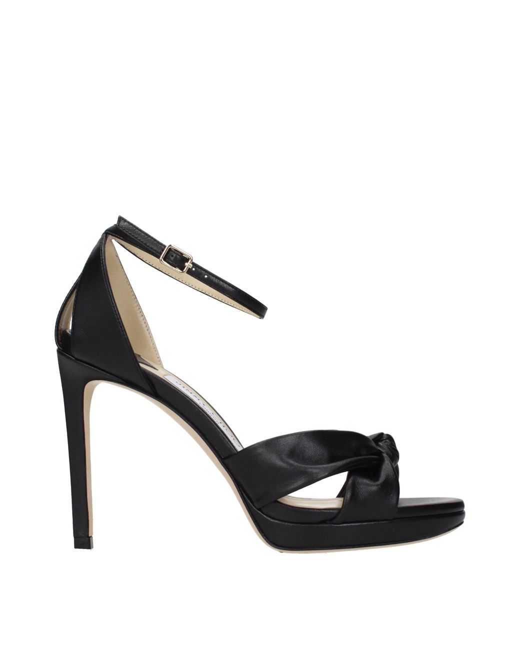 Jimmy Choo Black Sandals Skinned