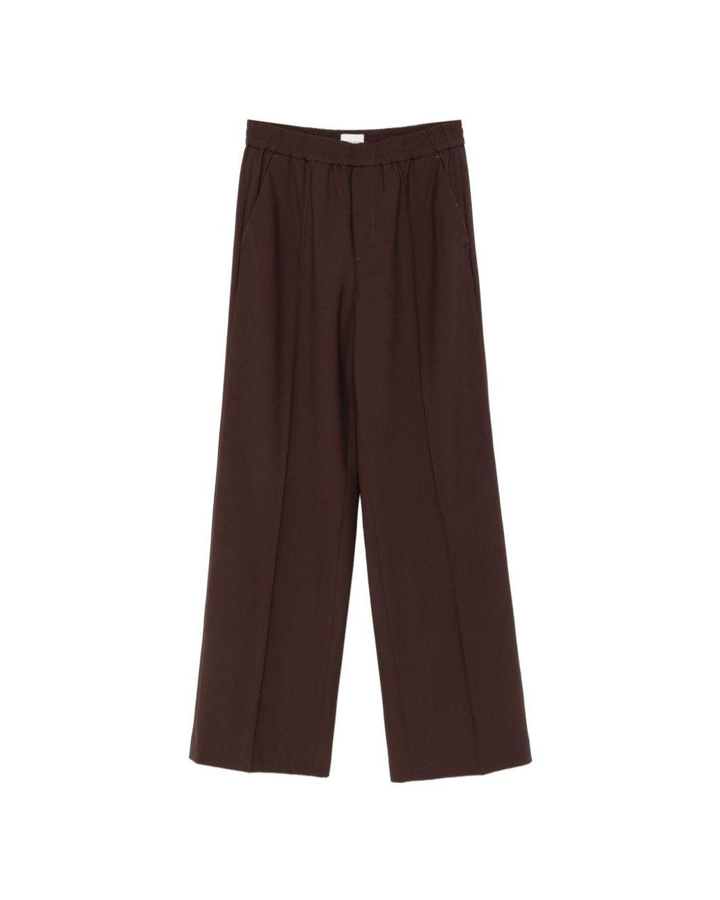 Closed Brown Wimona Wool Blend Trousers