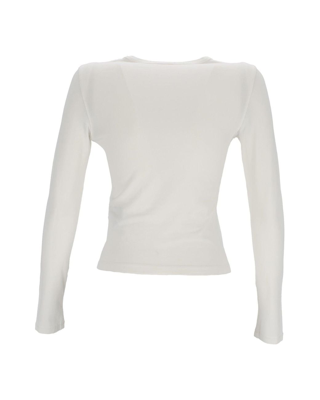 DIESEL White T Uncutieslong Ls Od Top