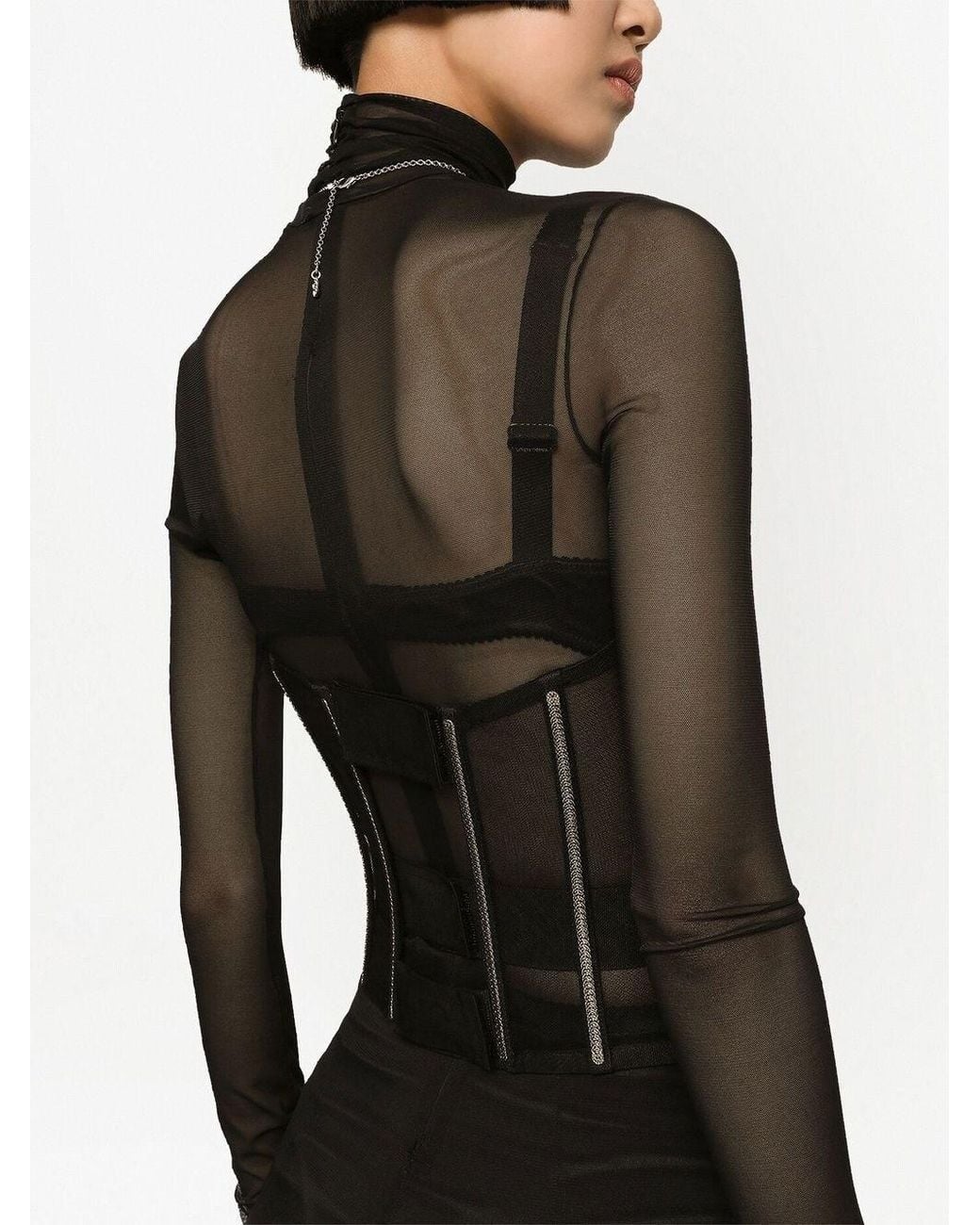 Dolce & Gabbana Black Dolce & Gabbana Bustier
