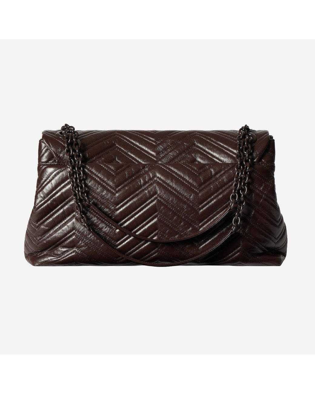 Gucci Brown Gg Marmont Shoulder Bag