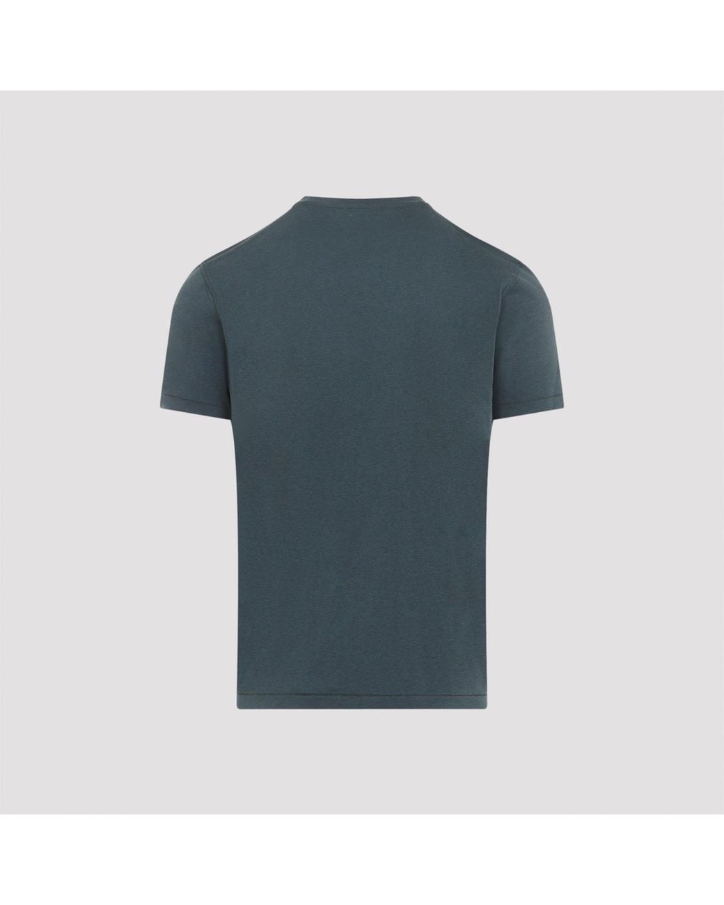 Tom Ford Blue Lyocell T Shirt