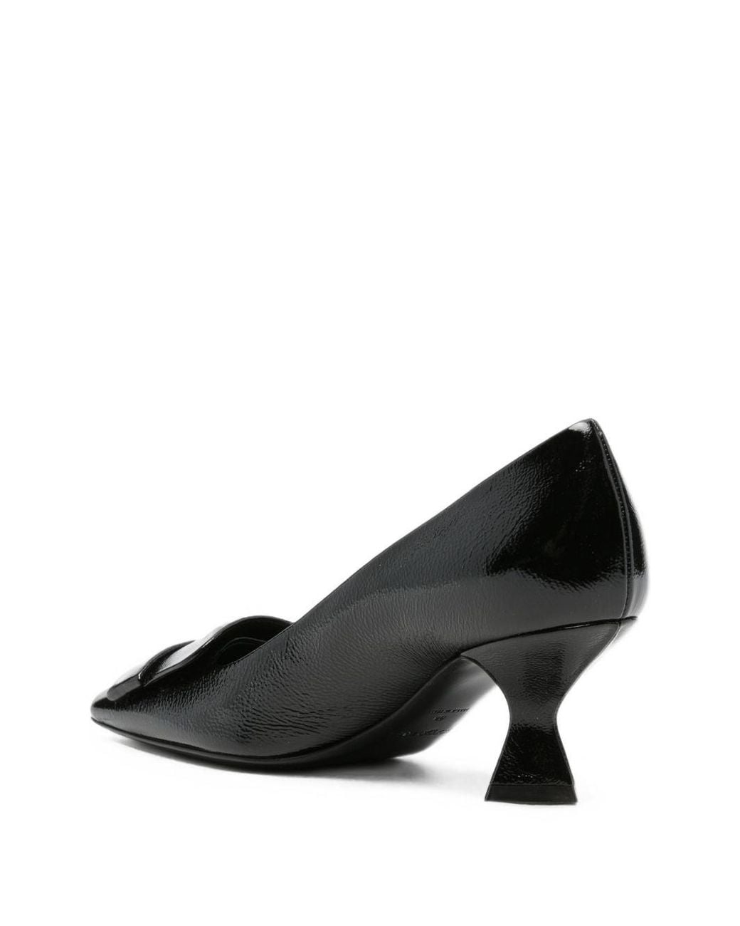 Sergio Rossi Black Leather Pumps