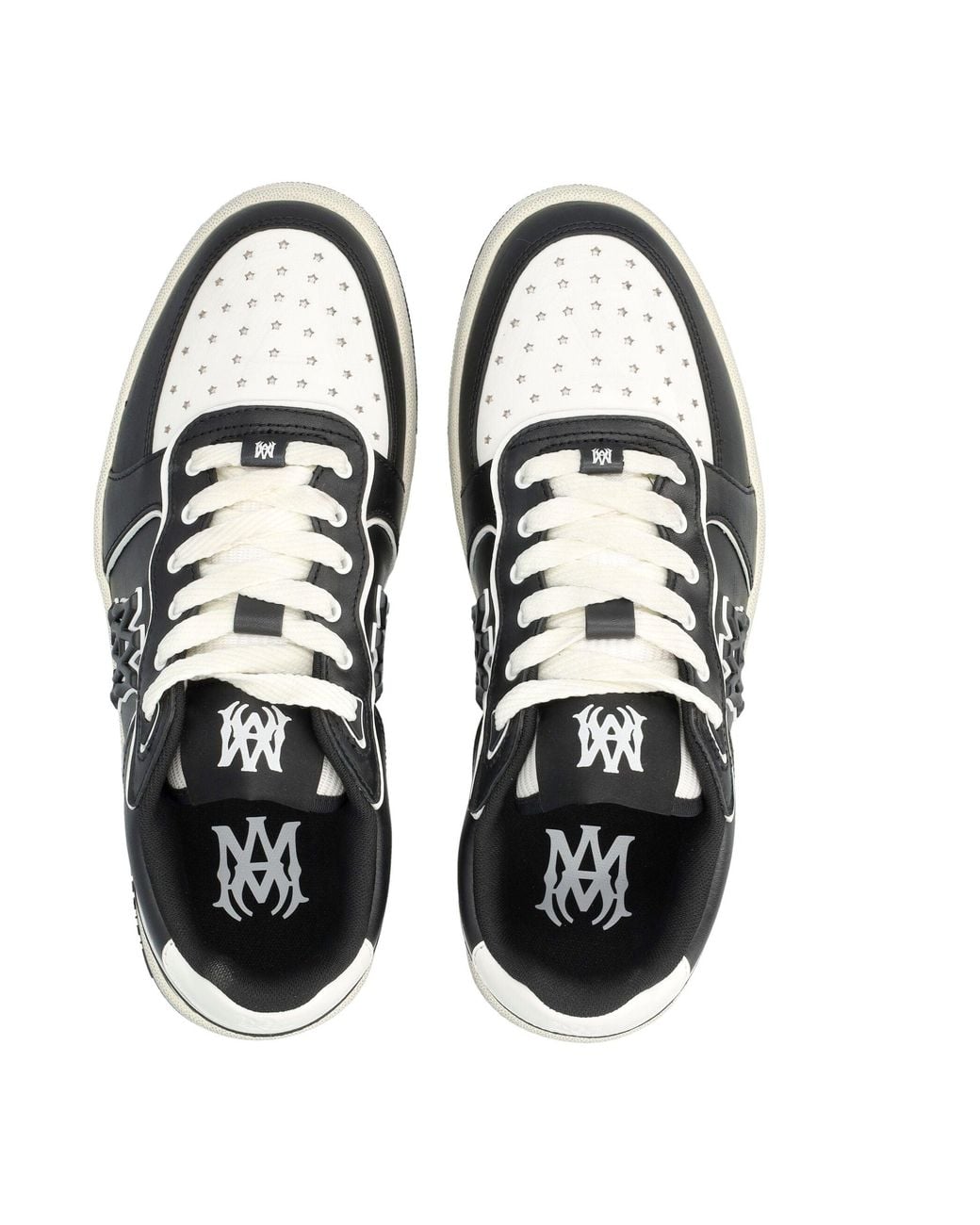 Amiri Blue Newport Logo Perforated Low-Top Sneakers