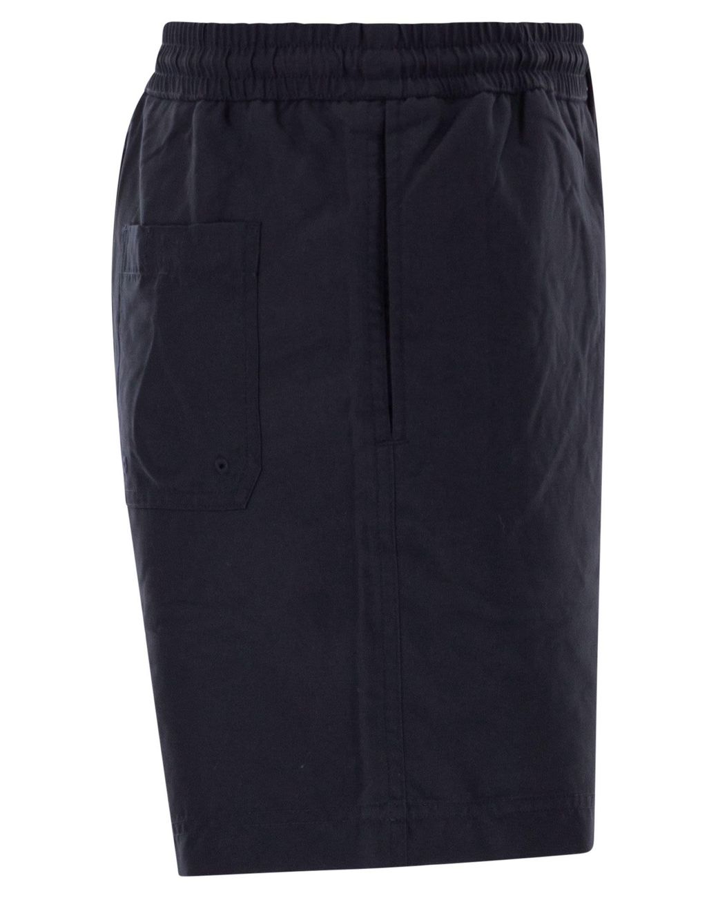 Carhartt Blue Beach Shorts With Logo