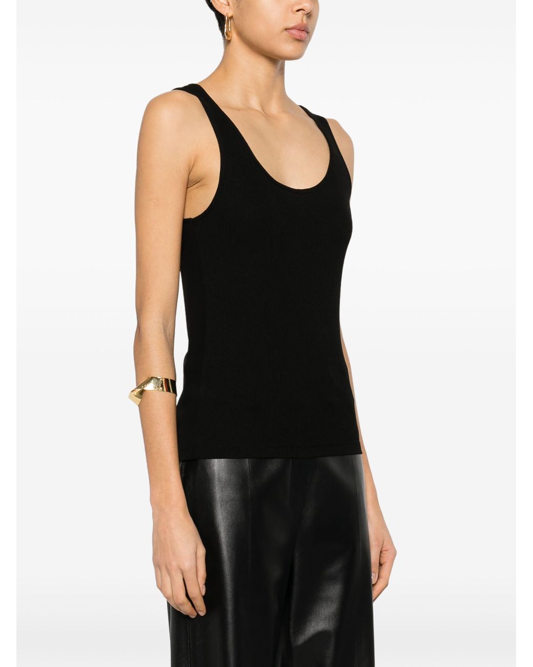 Gauchère Top in het Black