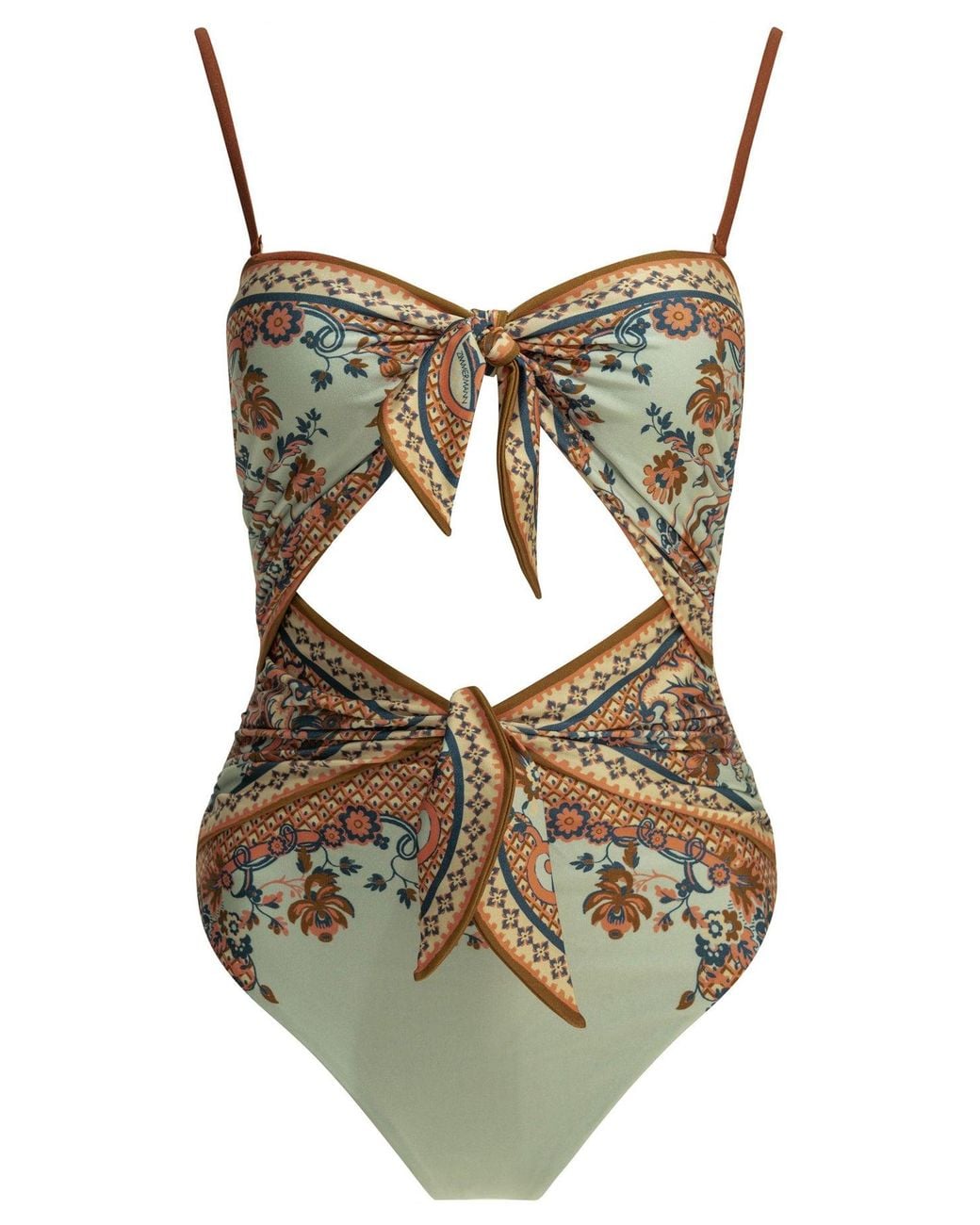 Zimmermann Metallic "Aster" Swimsuit