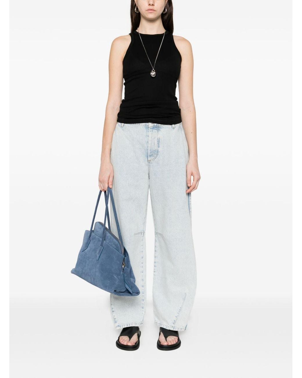 Herskind Black Sabina Cotton Tank Top