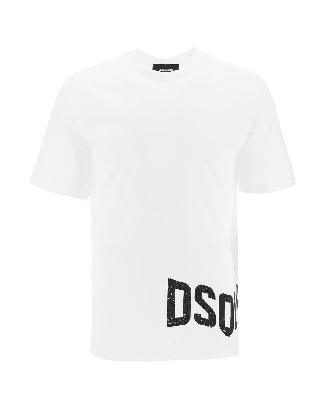 DSquared² D2 Slouch T-shirt in het Wit voor heren | Lyst NL